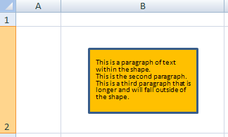 Shape with text - text scaling